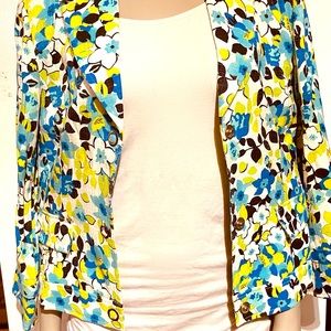 Vintage flower design coat by K.Q.T